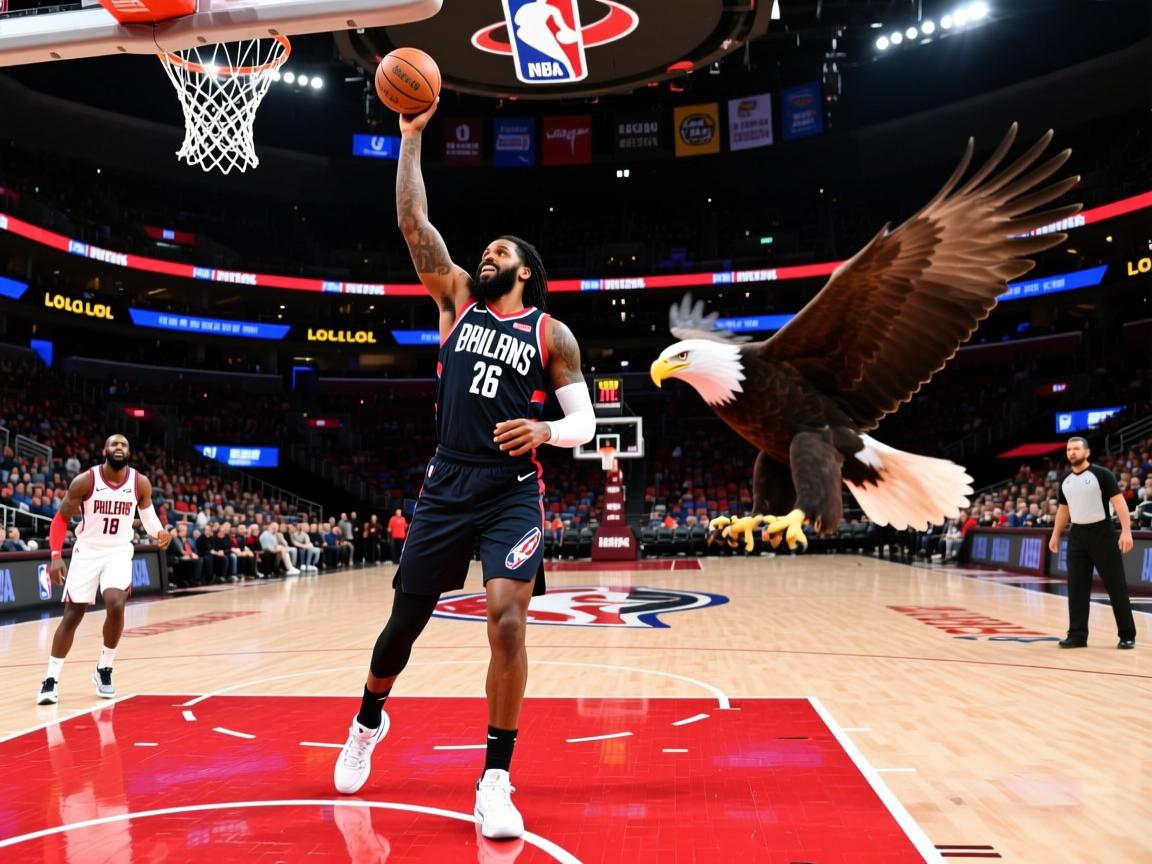 快船击败老鹰,保罗乔治砍下26分 第2张